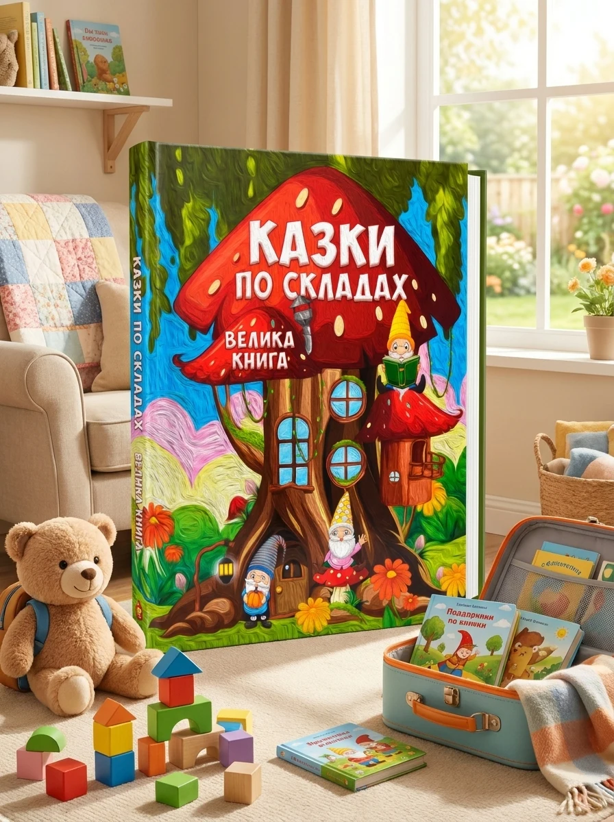 Казки по складах. Велика книга — Навчальна література