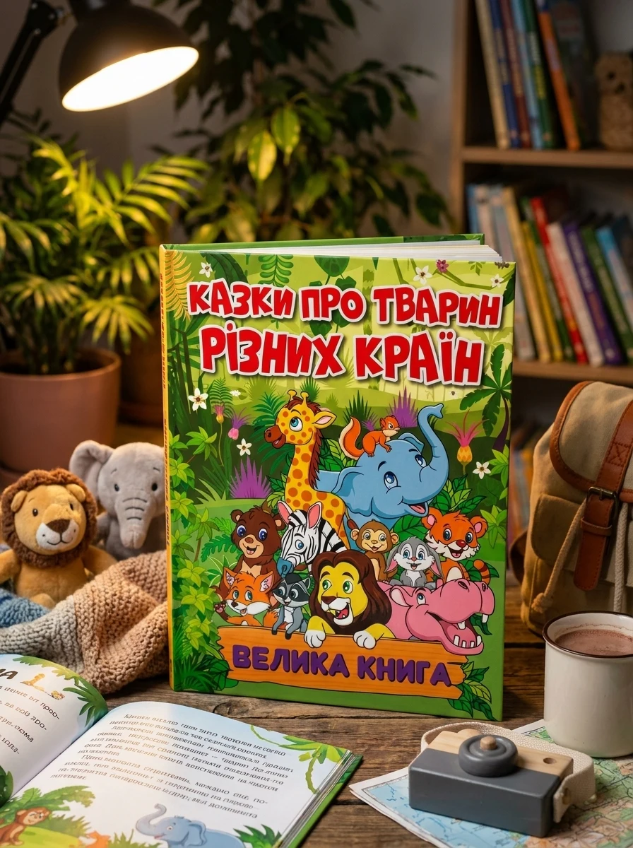 Казки про тварин різних країн — Дитячі книги