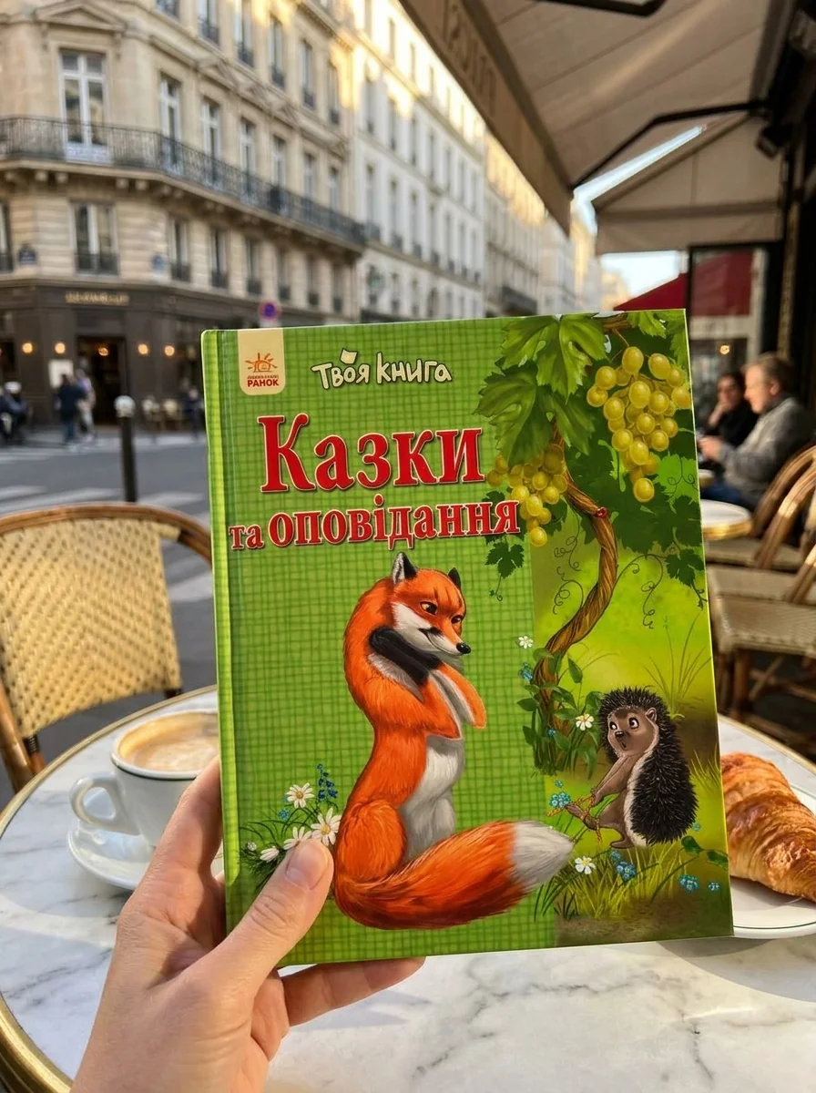 Казки та оповідання — зелена обкладинка — Казки