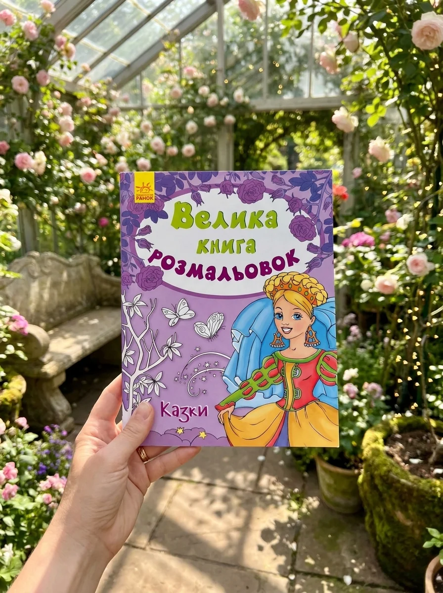 Казки. Велика книга розмальовок — Казки
