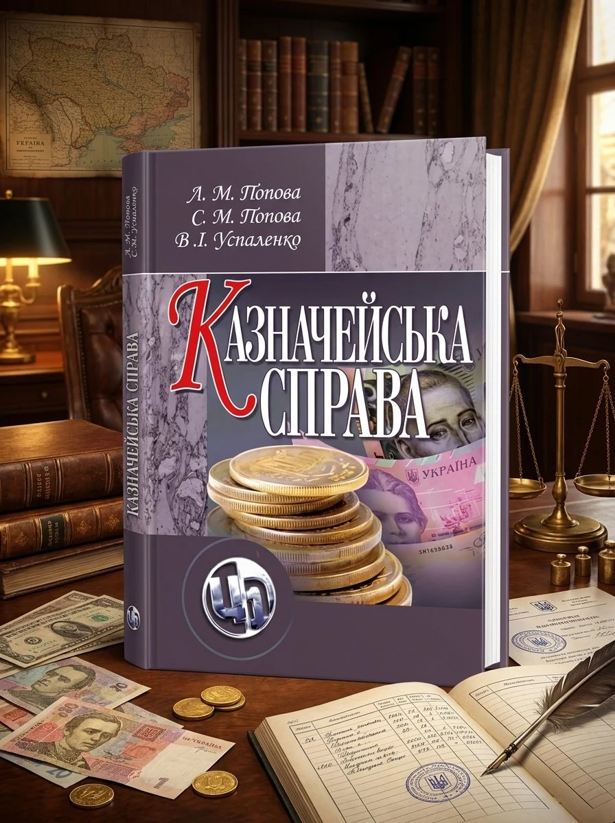 Казначейська справа. Навчальний посібник рекомендовано МОН України — Попова Л.М., обкладинка
