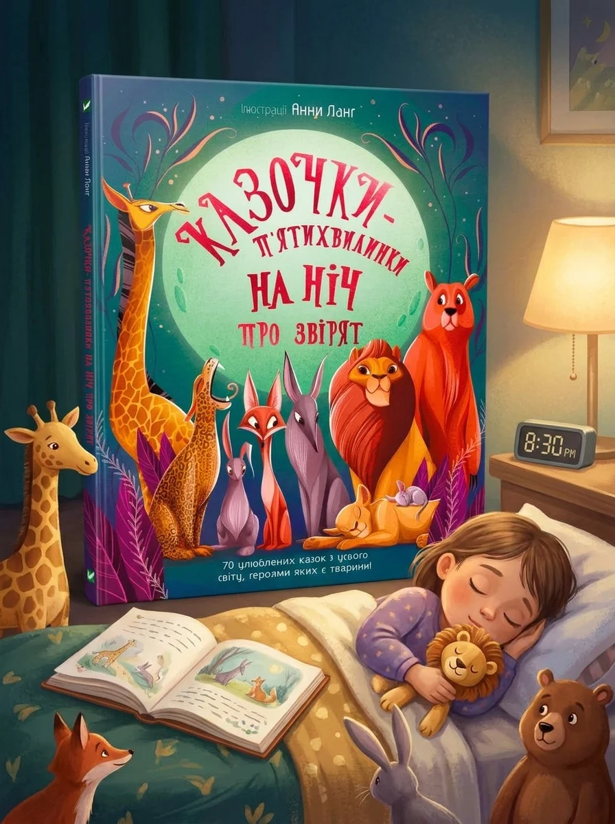 Казочки-п’ятихвилинки на ніч про звірят — Анна Ланґ, фото 2