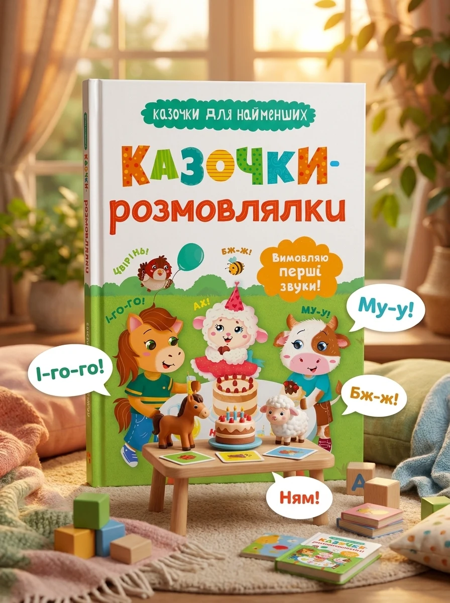 Казочки-розмовлялки. Вимовляю перші звуки!