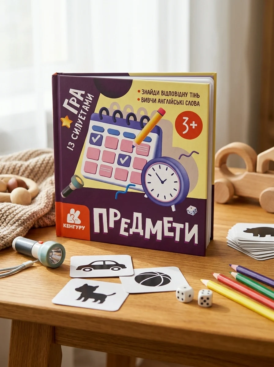 КЕНГУРУ Гра із силуетами. Предмети — Дитяча література