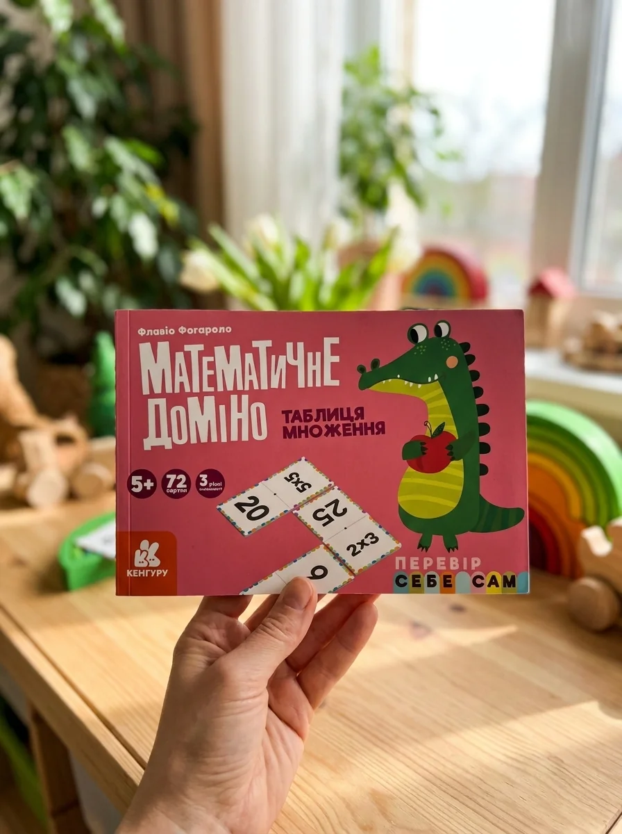 Кенгуру. Математичне доміно. Таблиця множення — Флавіо Фогароло, обкладинка