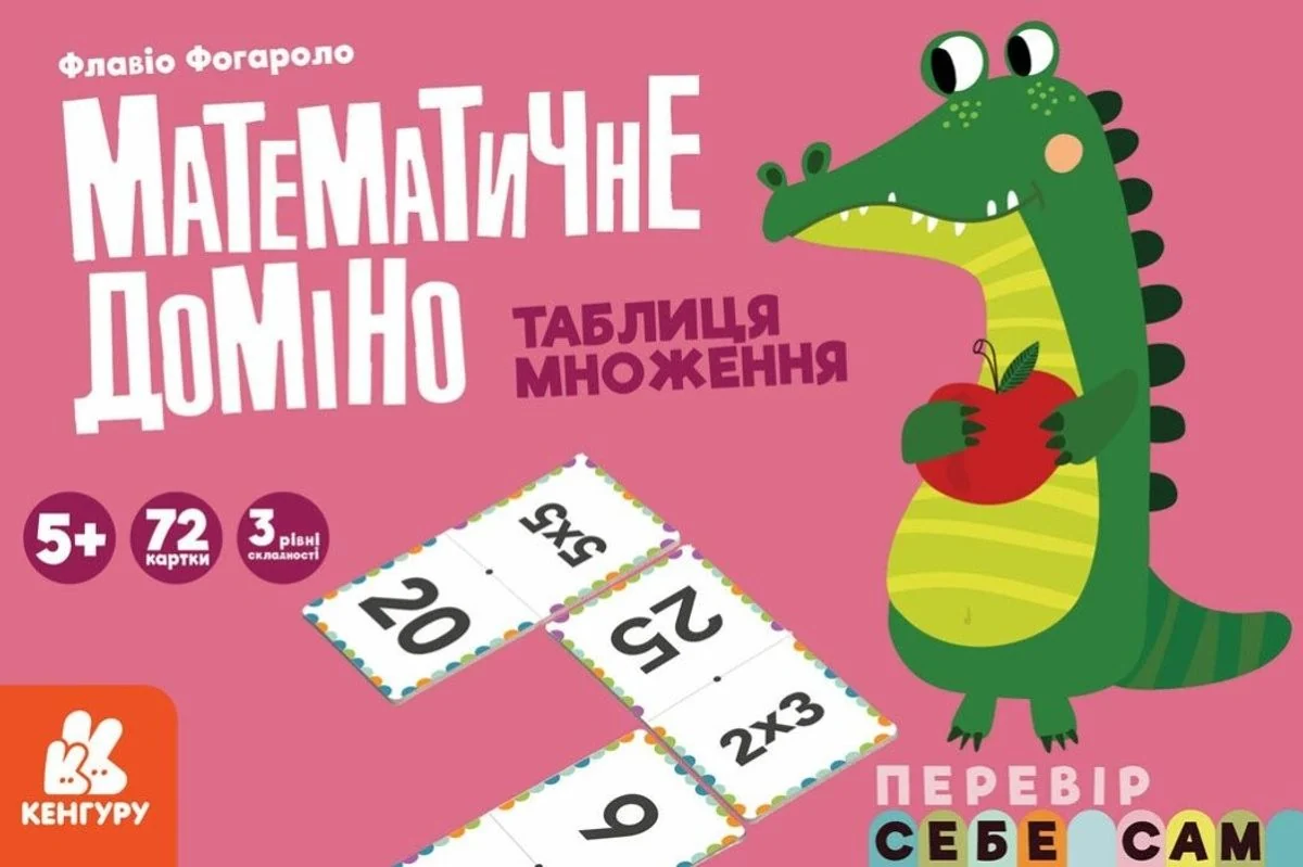Кенгуру. Математичне доміно. Таблиця множення