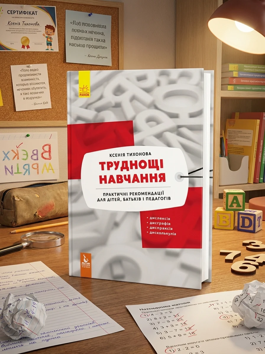 КЕНГУРУ Труднощі навчання: дислексія, дисграфія, диспраксія, дискалькулія (Укр)