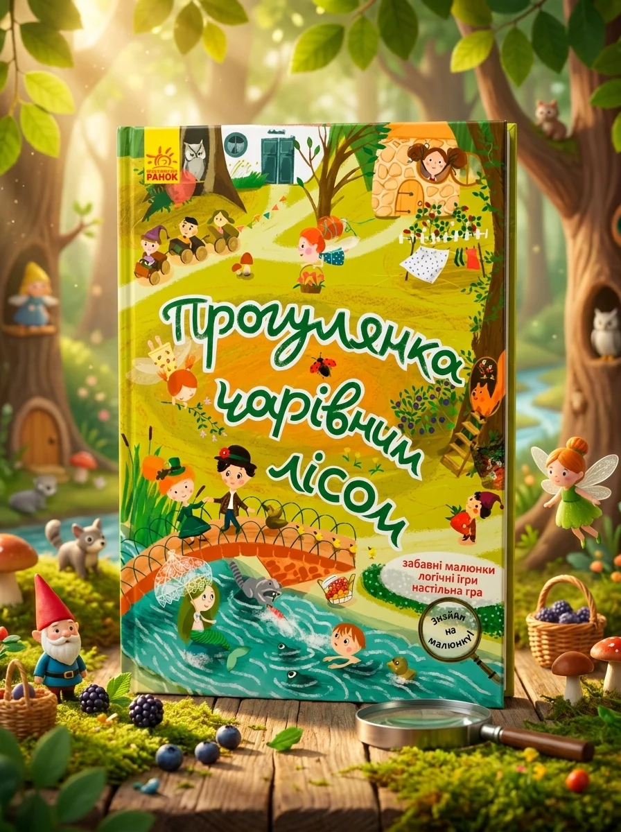 КЕНГУРУ Знайди на малюнку. Прогулянка чарівним лісом (У) — Дитяча література