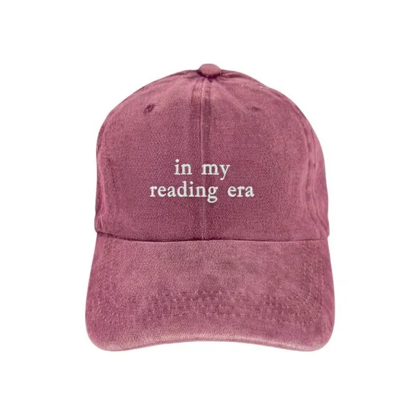 Кепка «In my reading era» (рожева)
