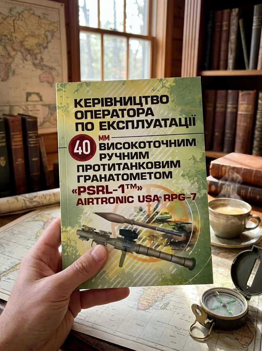 Керівництво оператора по експлуатації 40мм високоточним ручним протитанковим гранатометом «PSRL-1TM» AIRTRONIC USA PRG-7 — Історія та публіцистика