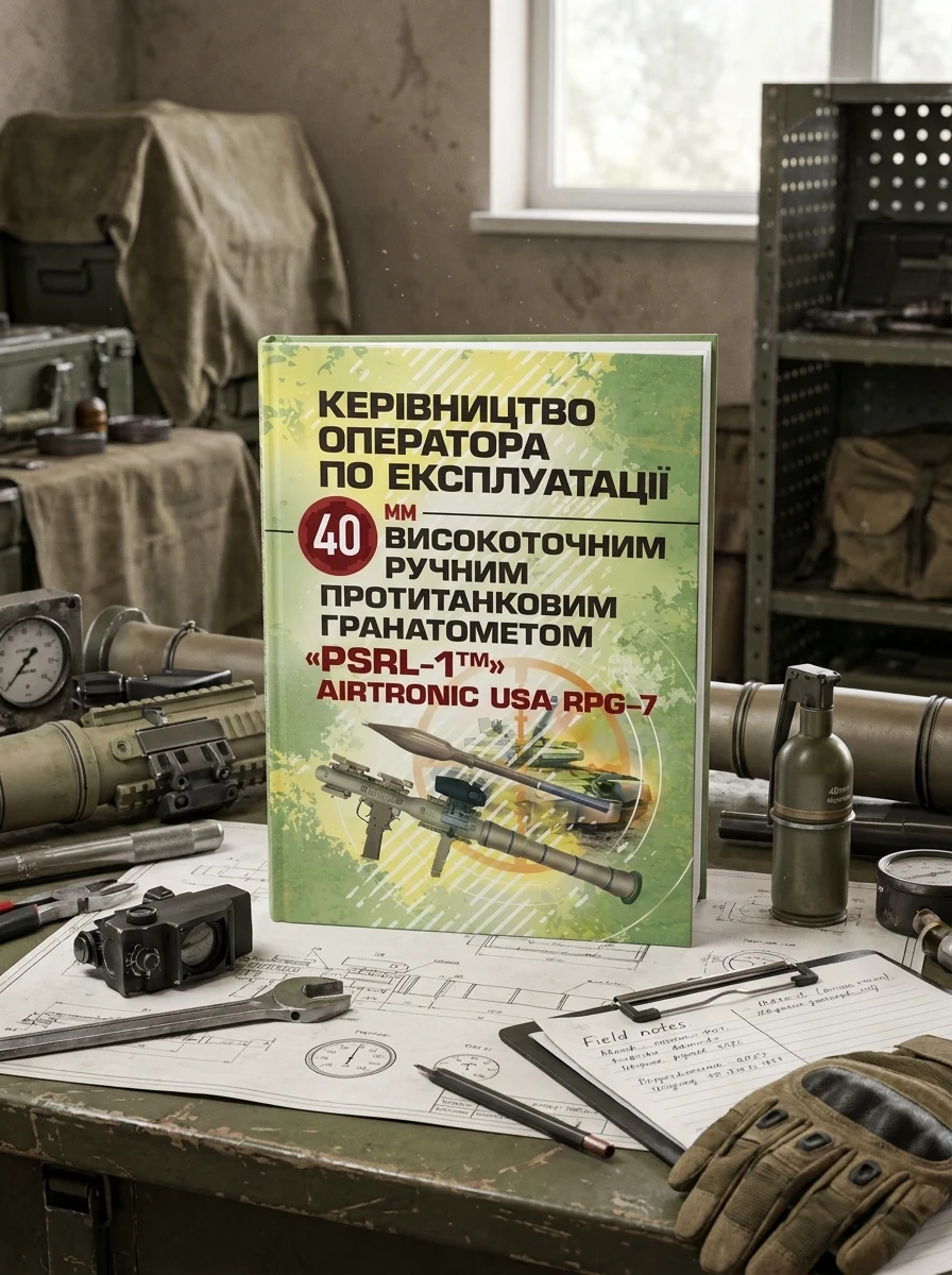 Керівництво оператора по експлуатації 40мм високоточним ручним протитанковим гранатометом «PSRL-1TM» AIRTRONIC USA PRG-7 — фото 2