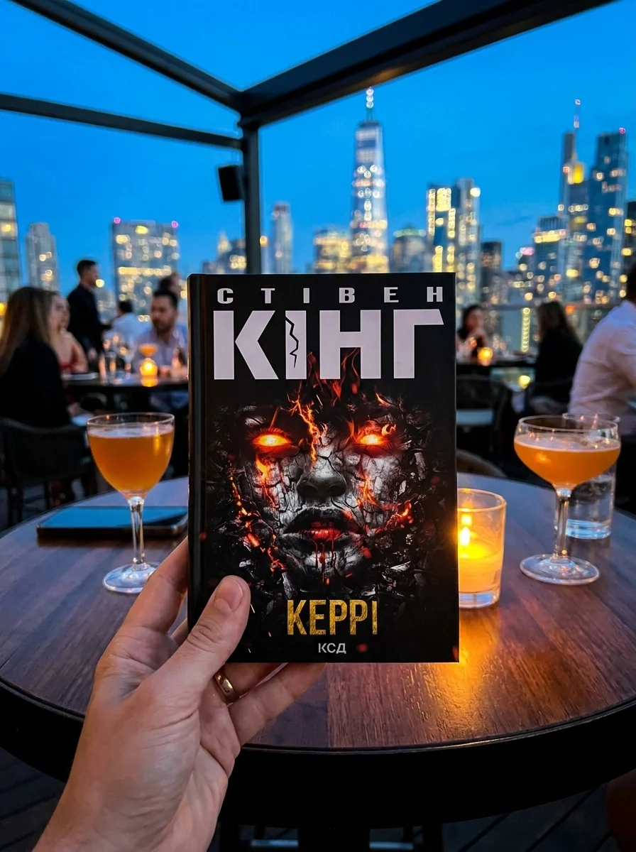 Керрі — Стівен Кінг, обкладинка