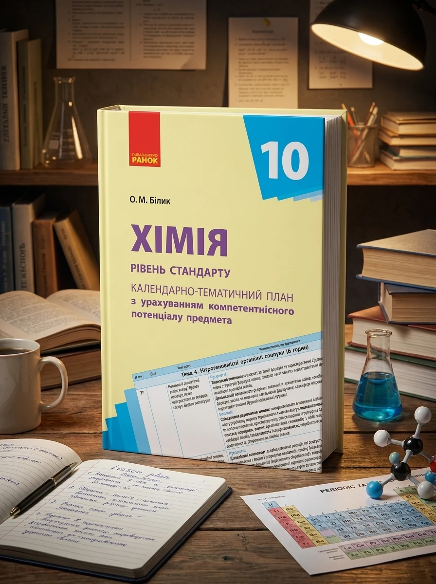 Хімія 10 клас. Календарно-тематичне планування. Рівень стандарту — Вивчення мов