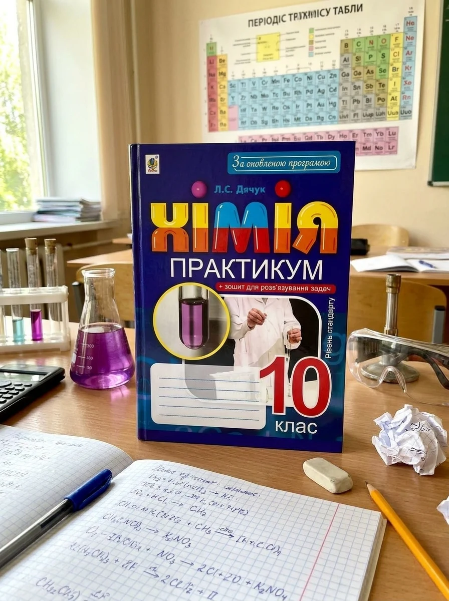 Хімія. 10 клас. Практикум. Рівень стандарту — Вивчення мов