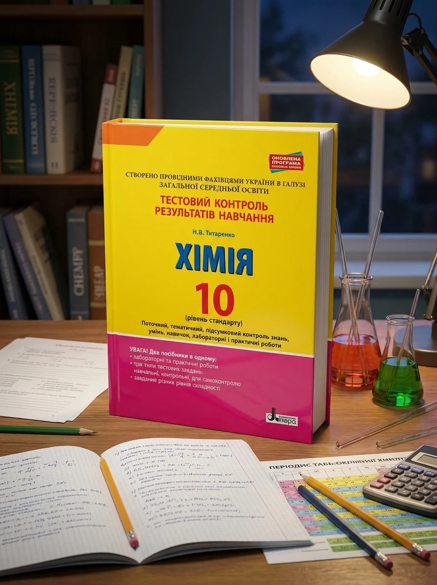 Хімія. 10 клас. Тестовий контроль знань. Рівень стандарту — Вивчення мов