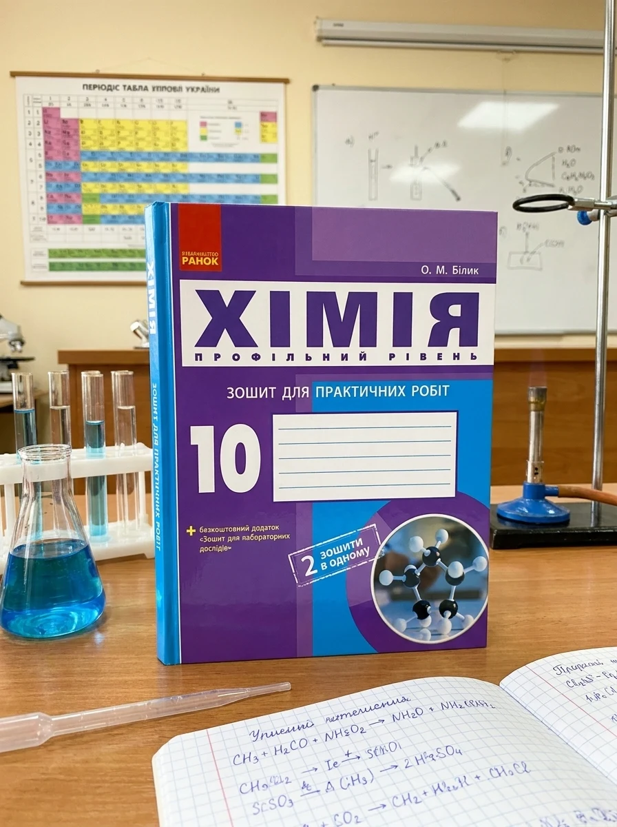 Хімія. 10 клас. Зошит для практичних робіт — Вивчення мов