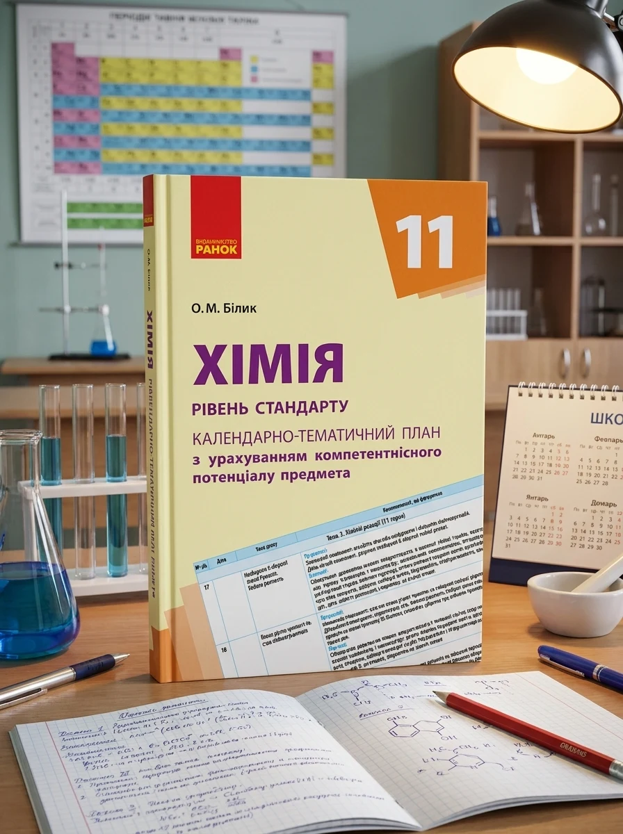 Хімія 11 клас. Календарно-тематичний план. Рівень стандарту — Вивчення мов