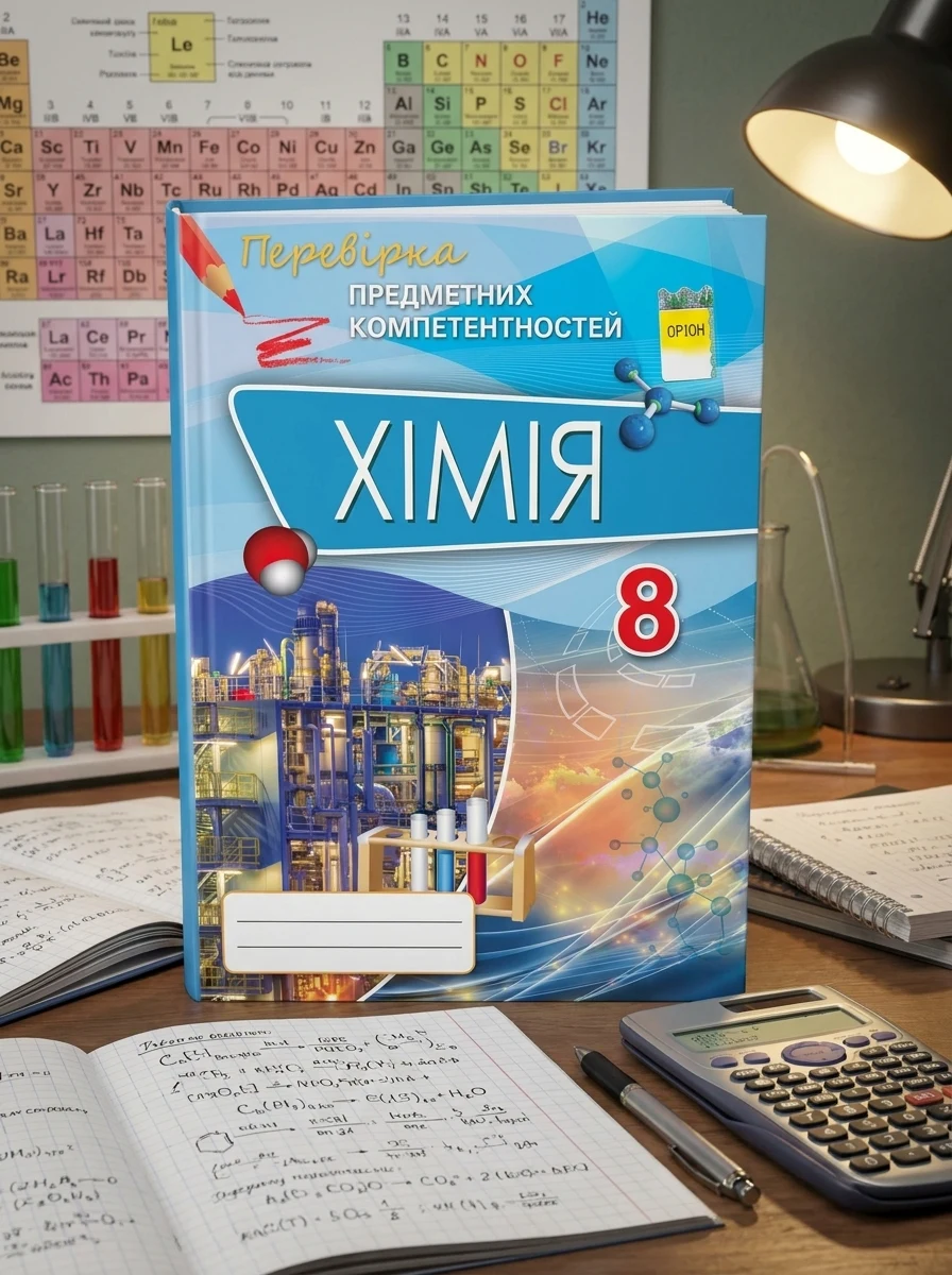 Хімія 8 клас. Перевірка предметних компетентностей — Вивчення мов