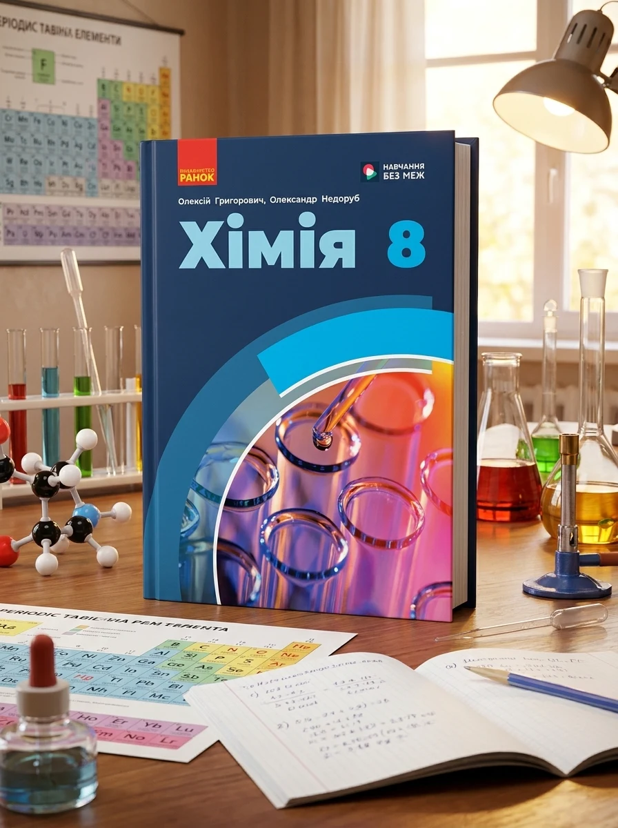Хімія. 8 клас. Підручник — Вивчення мов