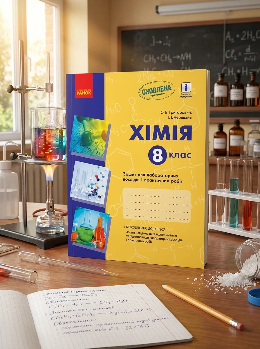 Хімія. 8 клас. Зошит для лабораторних дослідів і практичних робіт — Вивчення мов