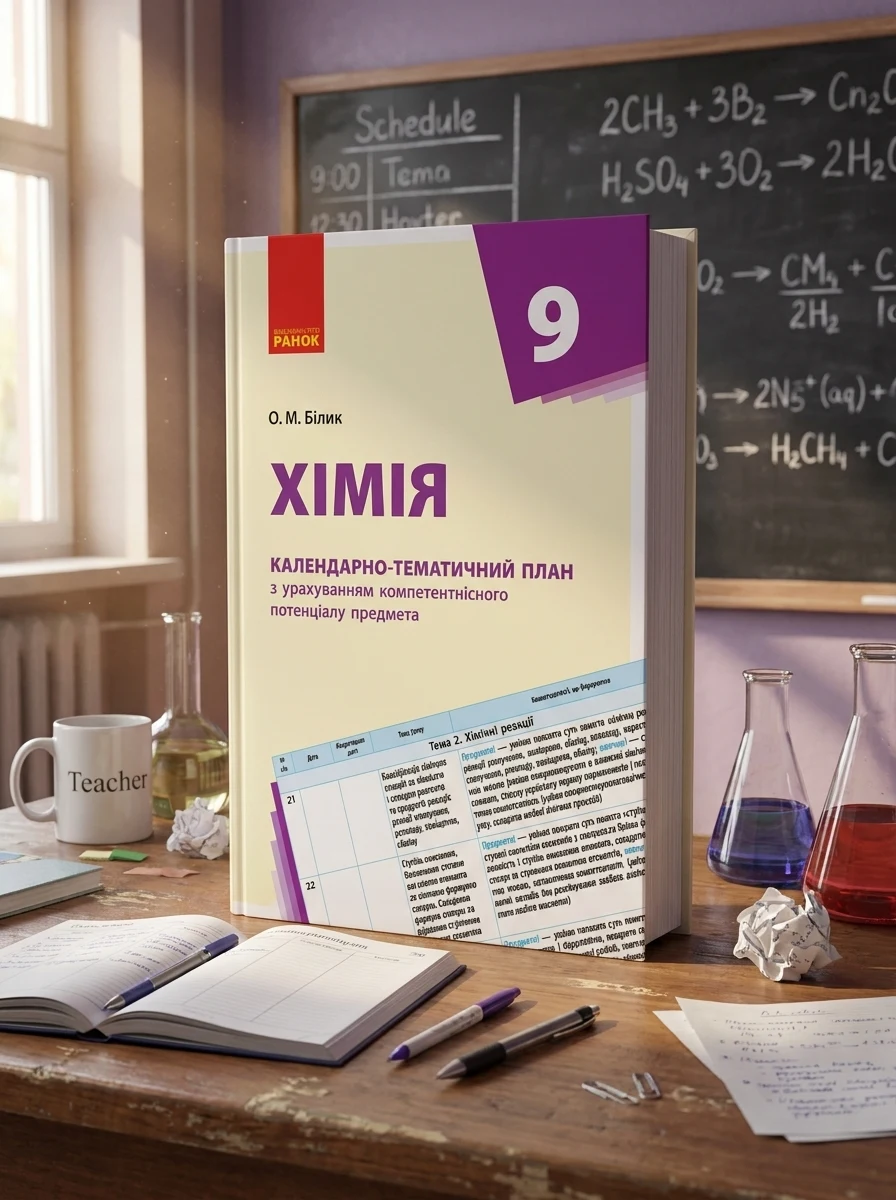 Хімія 9 клас. Календарно-тематичний план — Вивчення мов