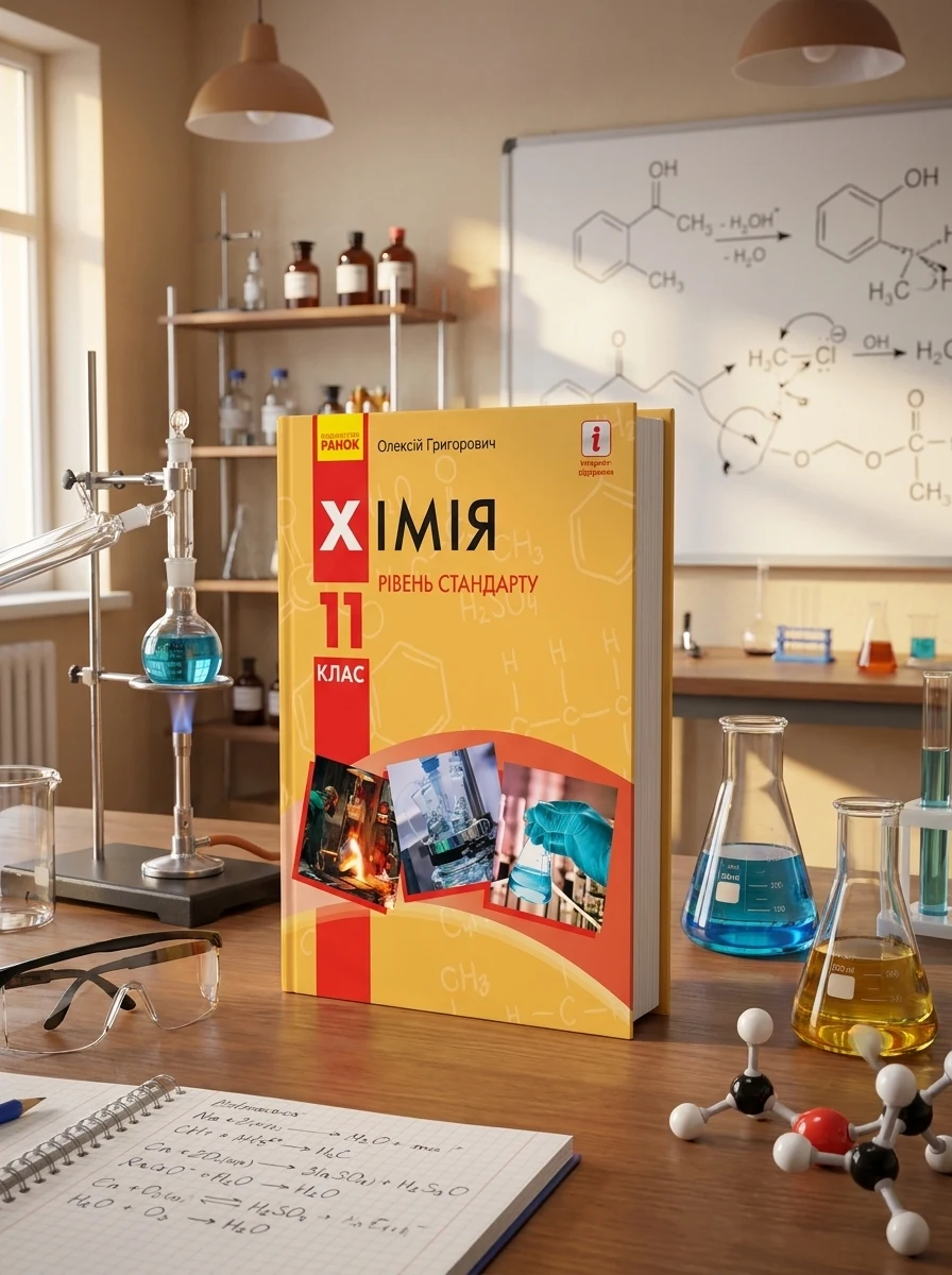 Хімія. Підручник 11 клас. Рівень стандарту — Вивчення мов