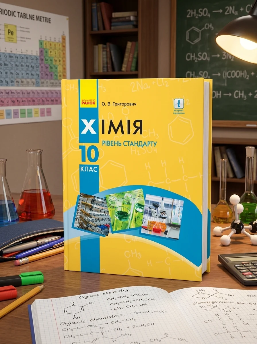 Хімія. Підручник для 10 класу. Рівень стандарту — Вивчення мов