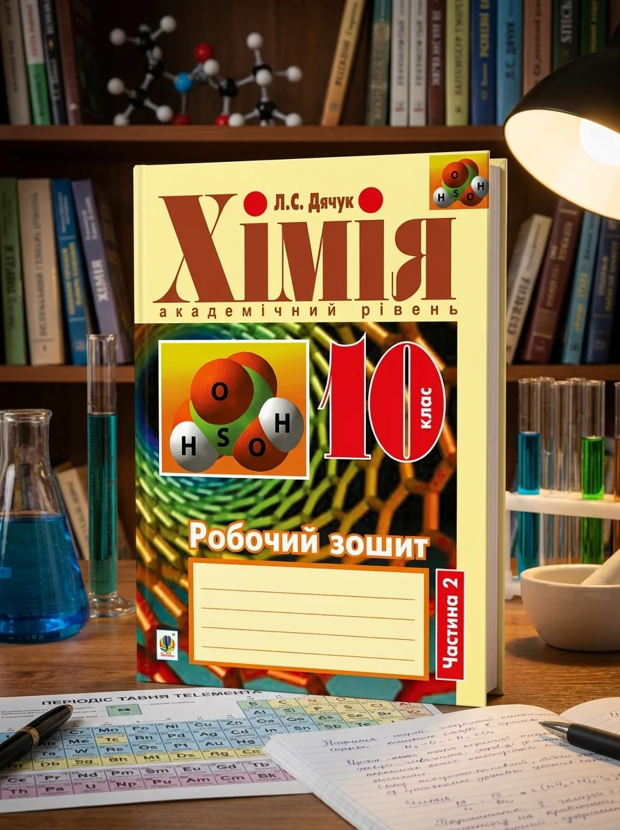 Хімія. Робочий зошит. 10 клас. Академічний рівень. У 2-х частинах. Частина 2 — Вивчення мов