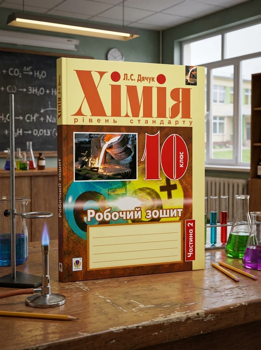 Хімія. Робочий зошит 10 клас. Рівень стандарту. У 2 частинах. Частина 2 — Вивчення мов