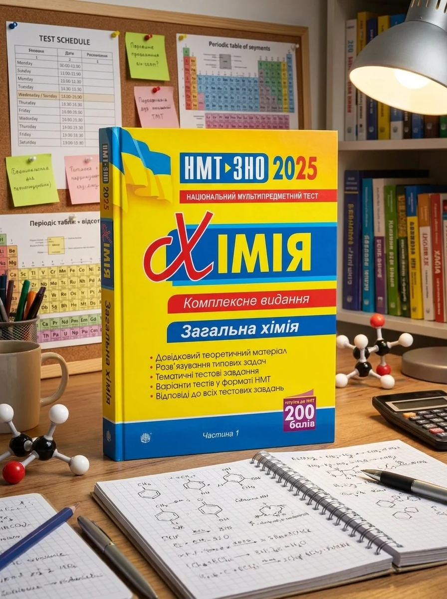 Хімія. ЗНО та НМТ. Комплексне видання. Частина І. Загальна хімія. 2025 — Вивчення мов