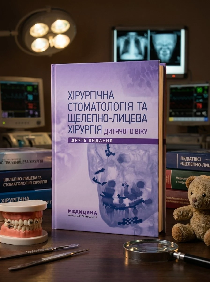 Хірургічна стоматологія та щелепно-лицева хірургія дитячого віку: підручник — Л.М Яковенко, обкладинка