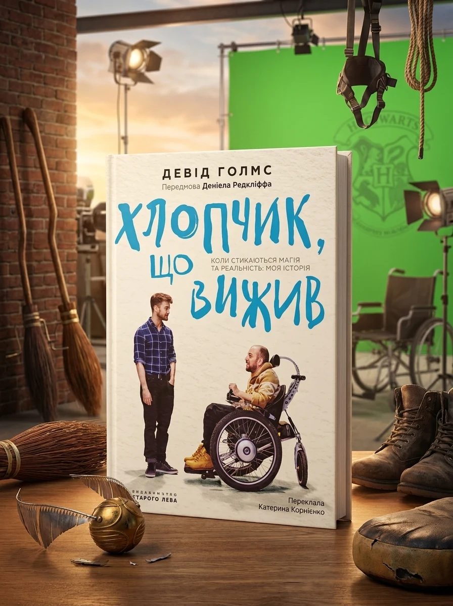Хлопчик, що вижив. Коли стикаються магія та реальність: моя історія — Девід Голмс, обкладинка