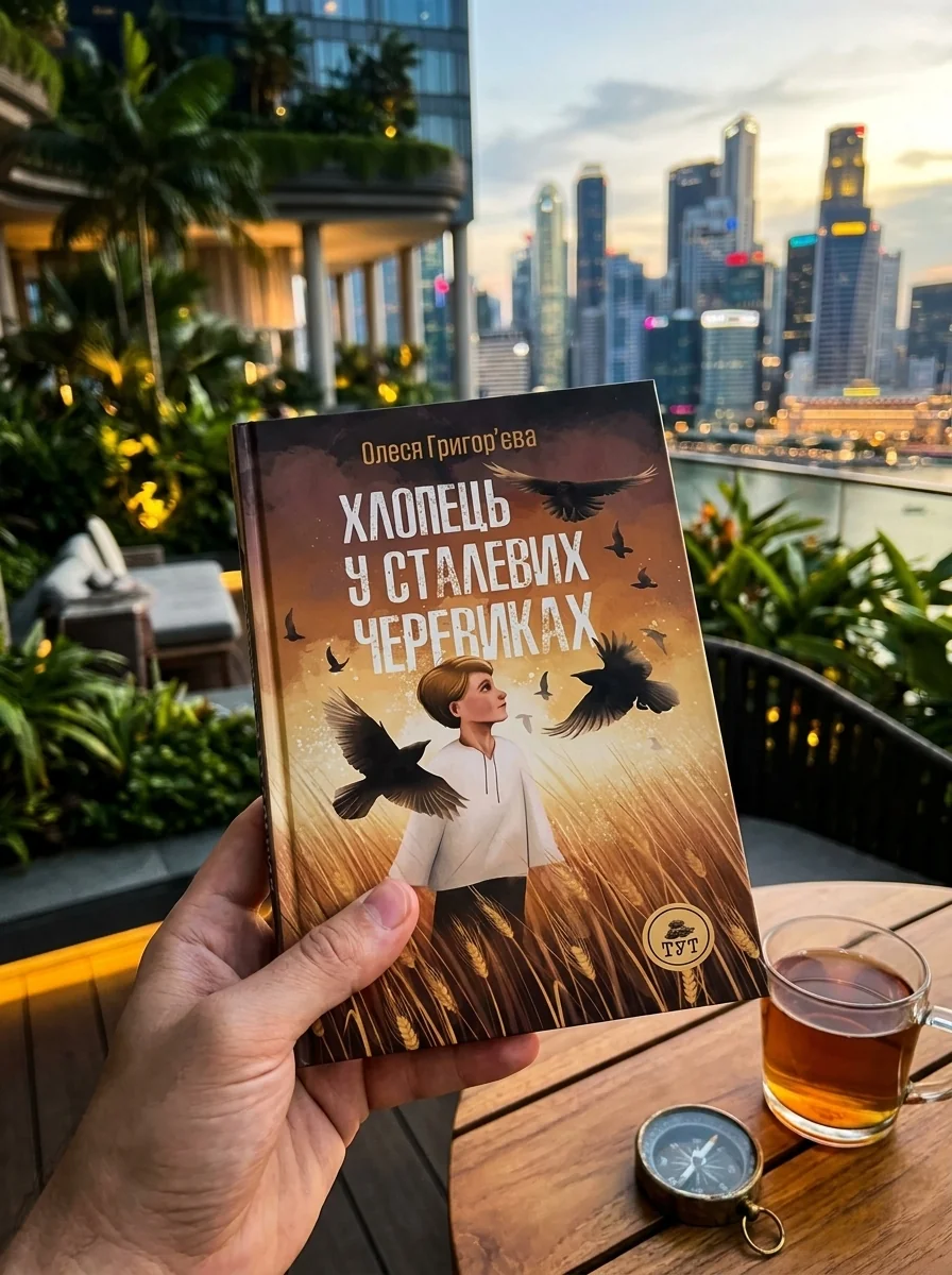 Хлопець у сталевих черевиках — Олеся Григор´єва, обкладинка