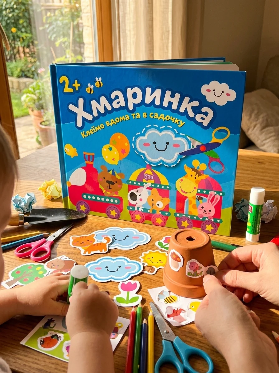 Хмаринка. Клеїмо вдома та в садочку, — Дитяча література