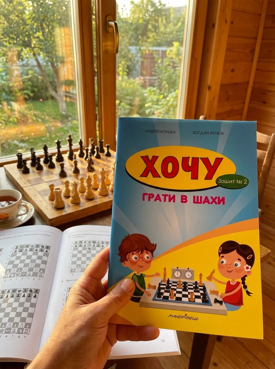 Хочу грати в шахи. Зошит №2 — Андрій Кольба, обкладинка