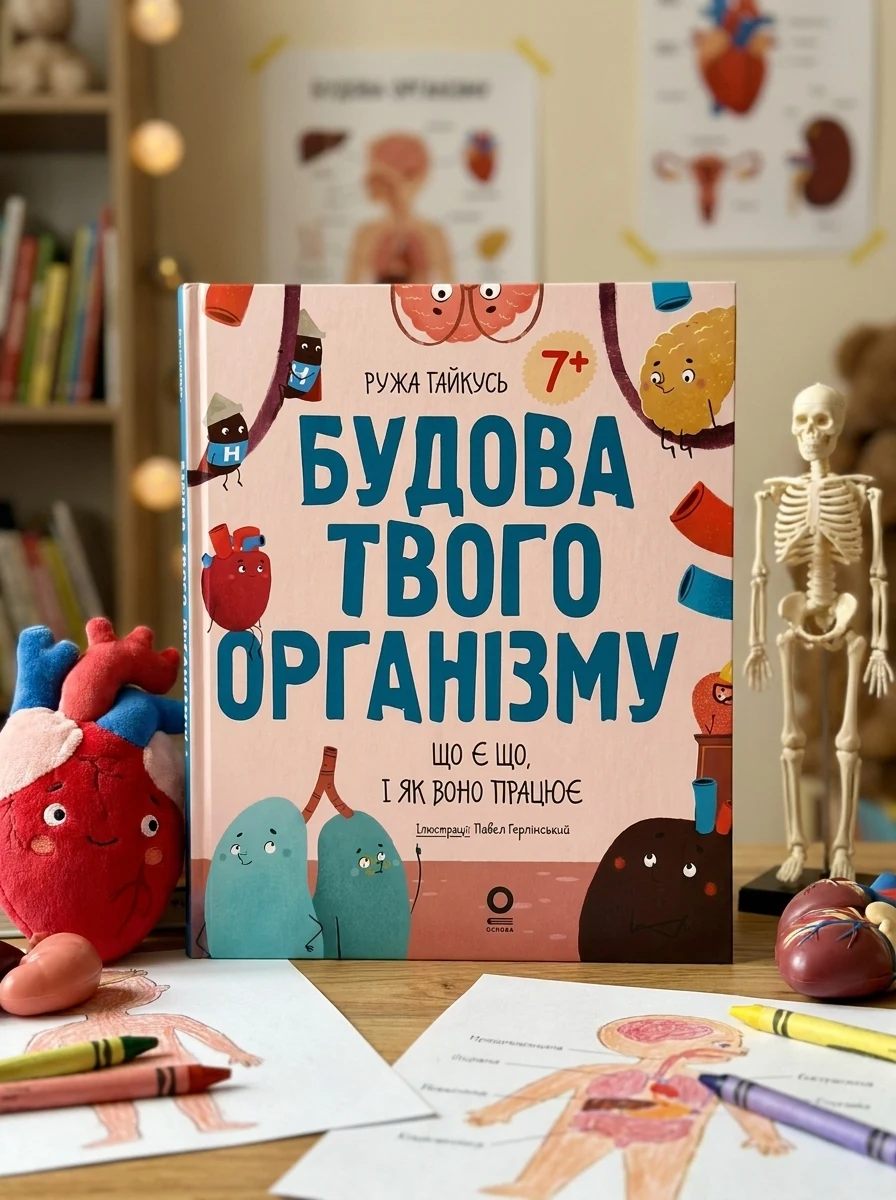 Хочу знати. Будова твого організму. Що є що і як воно працює. 7+ — Дитяча література