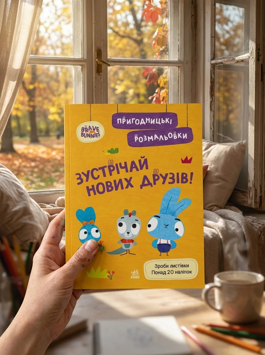 Хоробрі Зайці. Зустрічай нових друзів. Пригодницькі розмальовки — Дитяча література