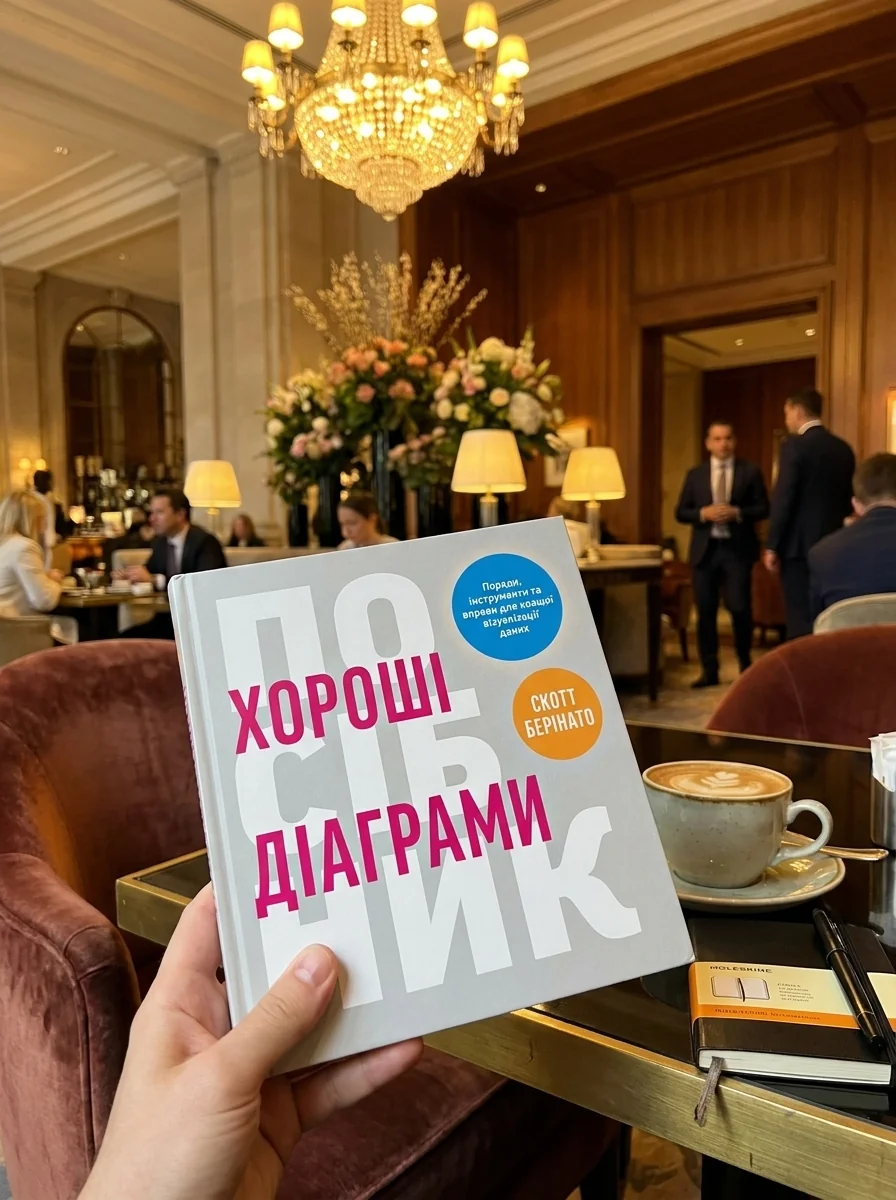 Хороші діаграми. Поради, інструменти та вправи для кращої візуалізації даних — Скотт Берінато, обкладинка