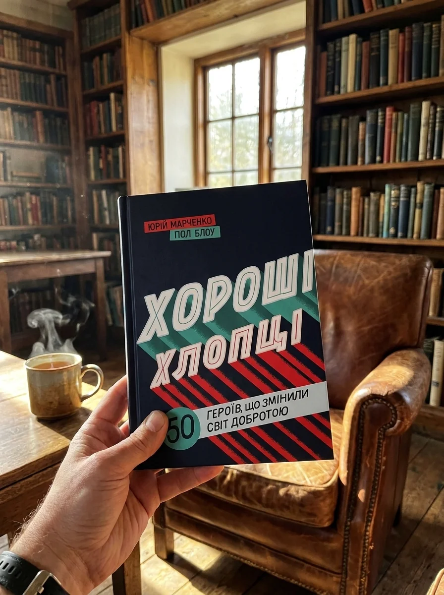 Хороші хлопці. 50 героїв, що змінили світ добротою — Юрій Марченко, обкладинка
