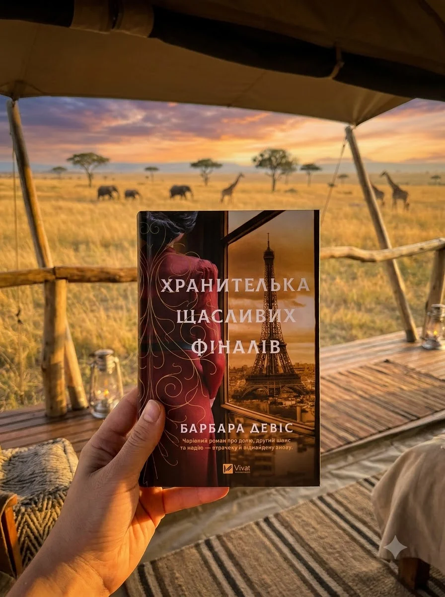 Хранителька щасливих фіналів — Барбара Девіс, обкладинка