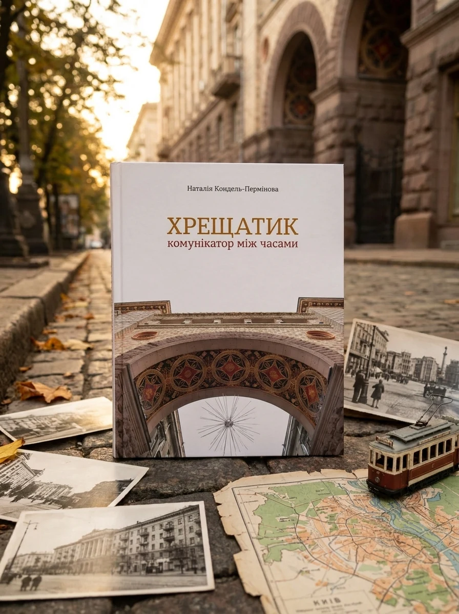 Хрещатик – комунікатор між часами — Наталія Кондель-Пермінова, обкладинка
