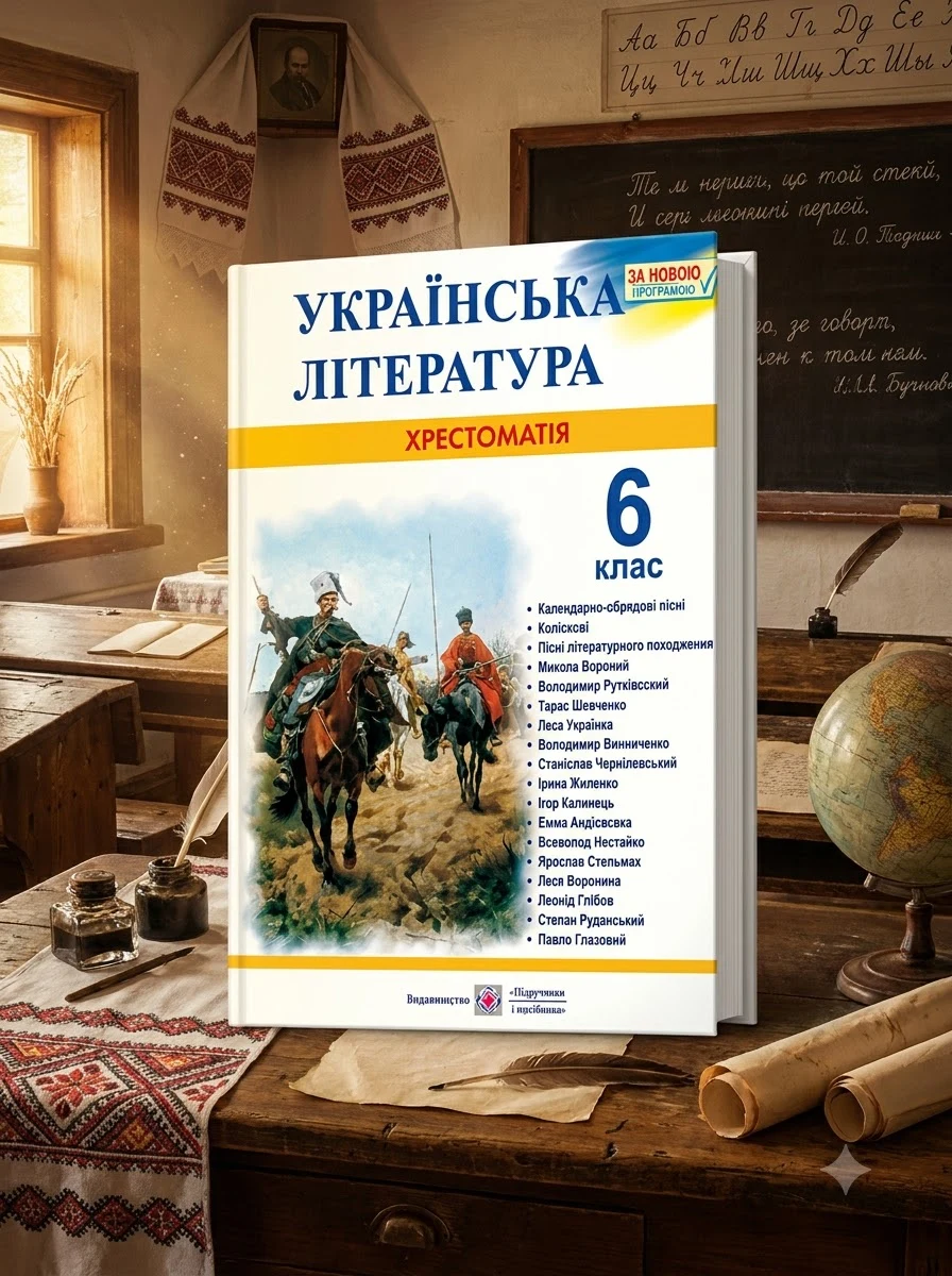 Хрестоматія з української літератури. 6 клас Витвицька С. — Навчальна література