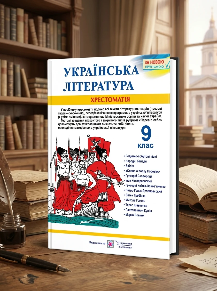 Хрестоматія з української літератури. 9 клас. За новою програмою Витвицька С. — Навчальна література
