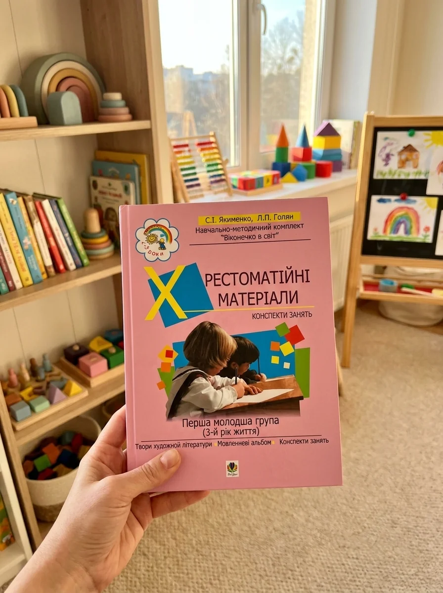 Хрестоматійні матеріали. Конспекти занять. Перша молодша група (3-й рік життя) — Дім, сім'я, релігія
