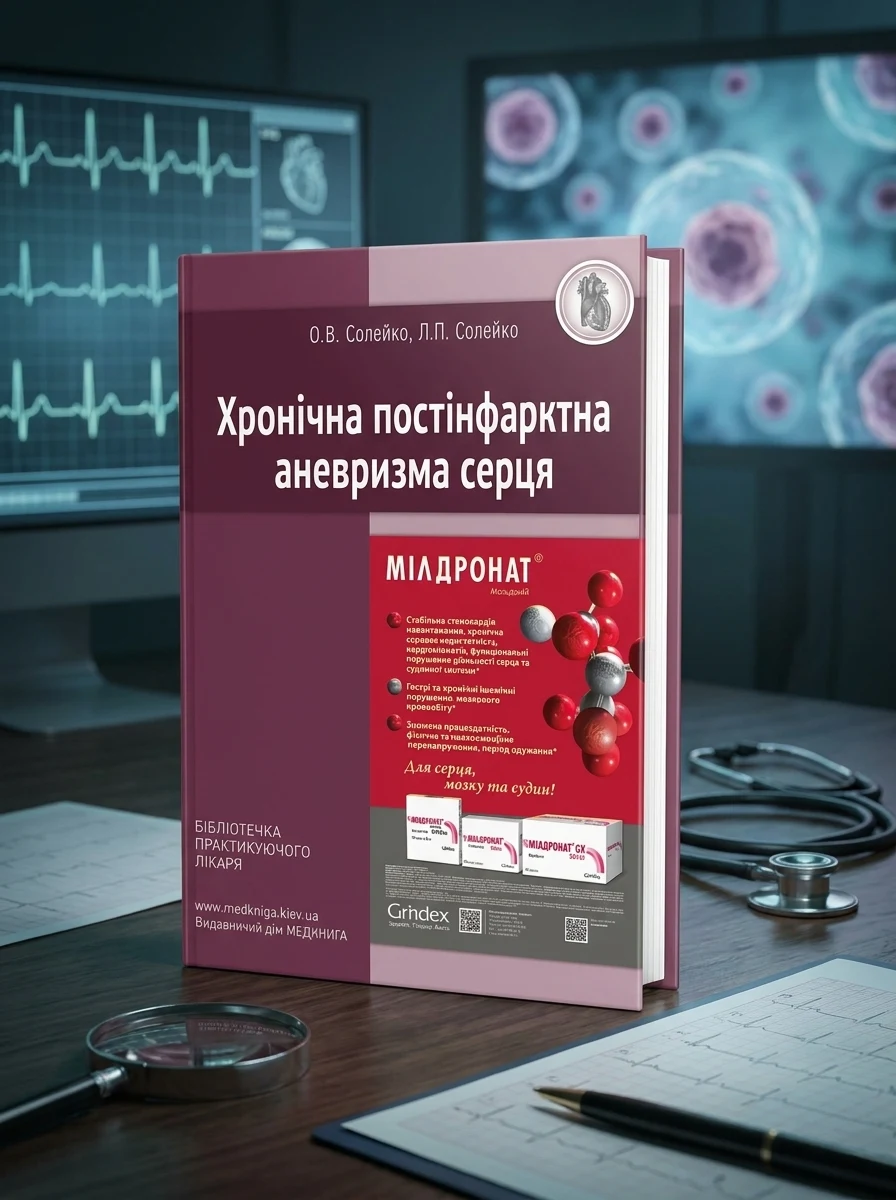 Хронічна постінфарктна аневризма серця — Солейко Л.П., обкладинка