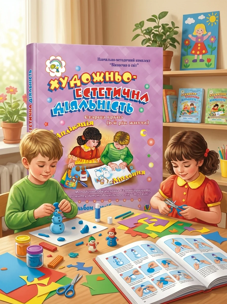 Художньо-естетична діяльність (аплікація, ліплення). Альбом-посібник. Старша група (6-й рік життя) — Дитяча література