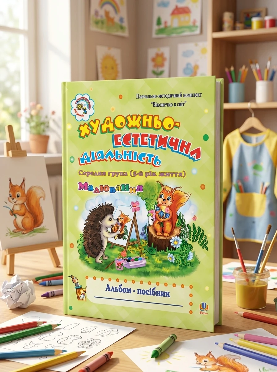 Художньо-естетична діяльність (малювання). Альбом-посібник. Середня група (5-й рік життя) — фото 2