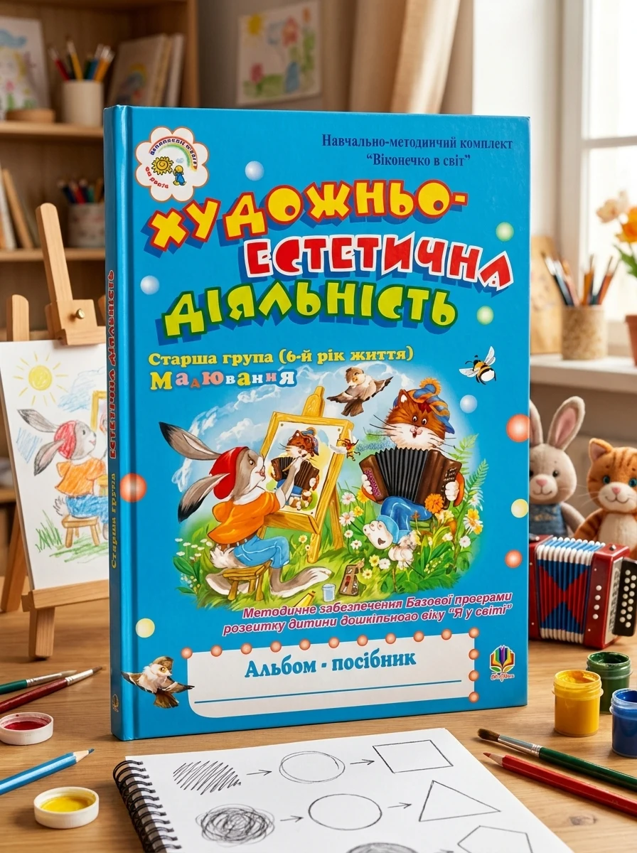 Художньо-естетична діяльність (малювання). Альбом-посібник. Старша група (6-й рік життя) — Дитяча література