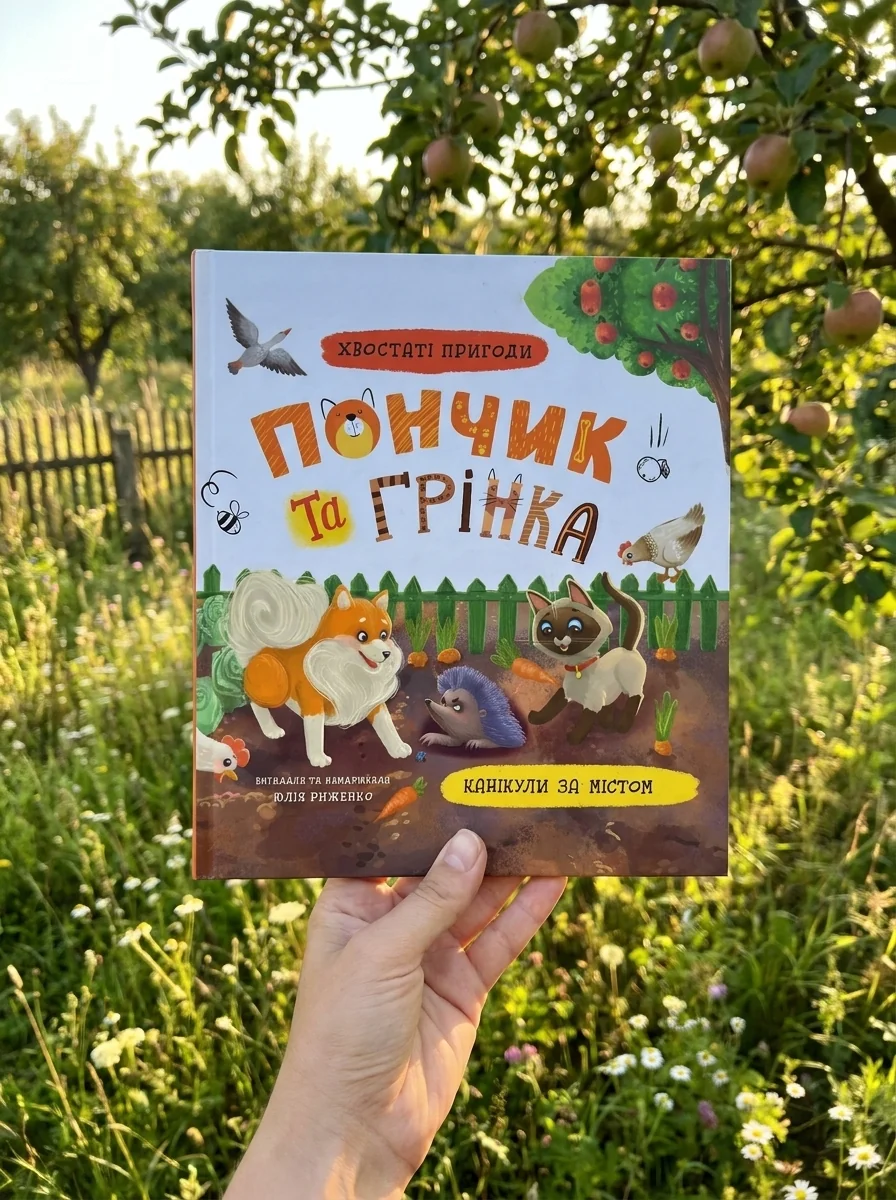 Хвостаті пригоди. Пончик та Грінка. Канікули за містом — Дитяча література