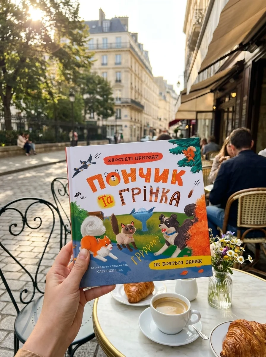 Хвостаті пригоди Пончик та Грінка не бояться забіяк — Дитяча література